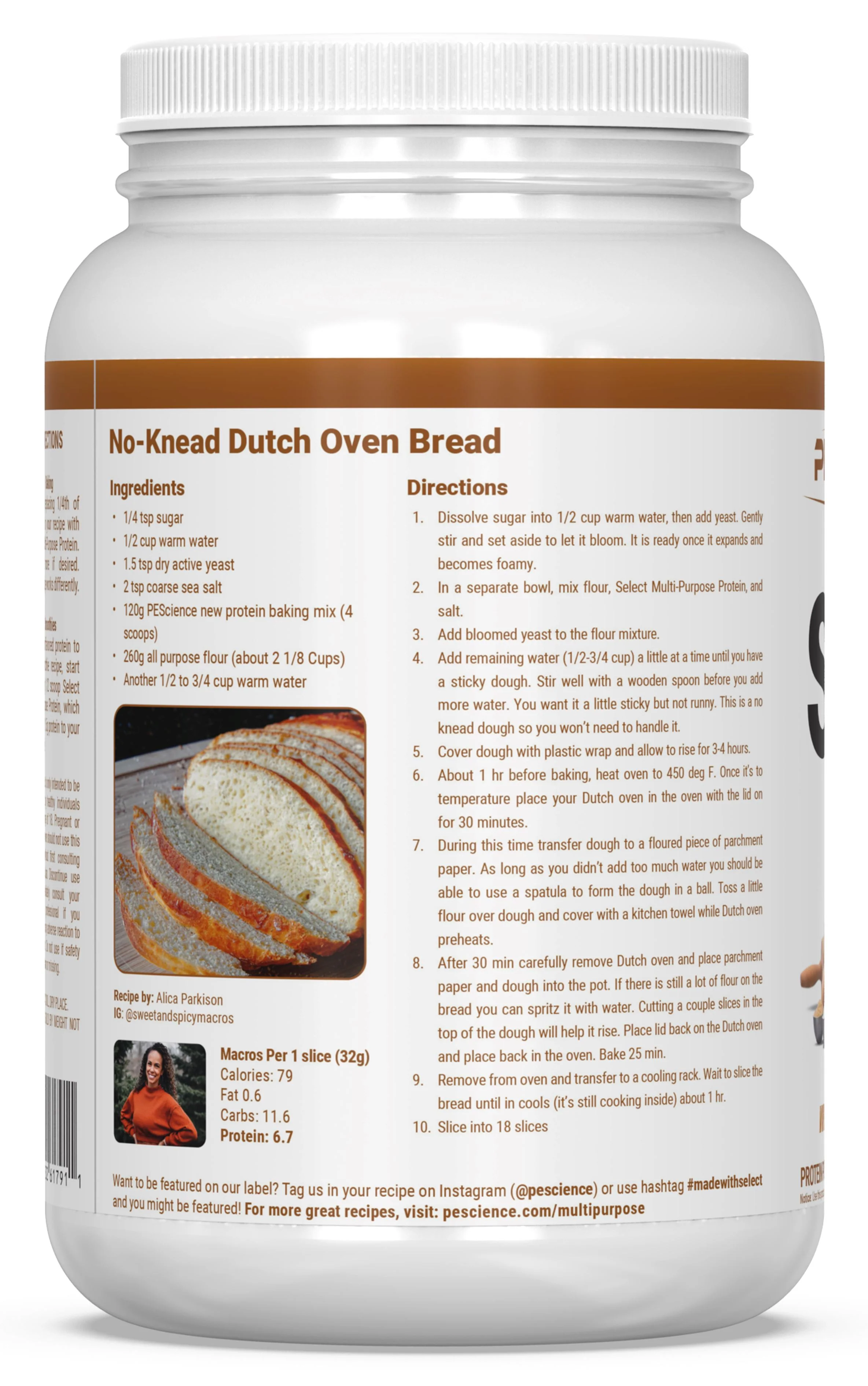 Select Unflavored Multi-Purpose Protein Flour - Image 3